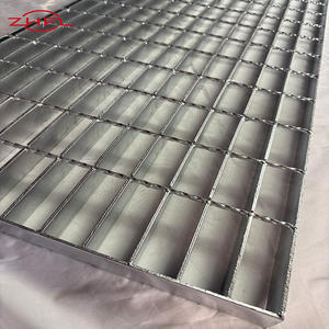 Rejilla de Acero al Carbono Galvanizado Resistente para Aceras, Rejilla Protectora para Árboles, Rejilla de Barra, Diseño Industrial - Product Image 2