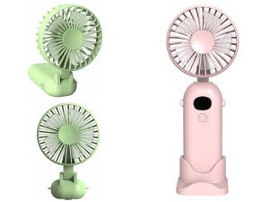 Ventilateur portable pliable rechargeable OEM <span class=keywords><strong>Black</strong></span> <span class=keywords><strong>Friday</strong></span> 2026 avec batterie 2000 mAh pour usage extérieur et intérieur, 5 niveaux de vitesse - Product Image 2