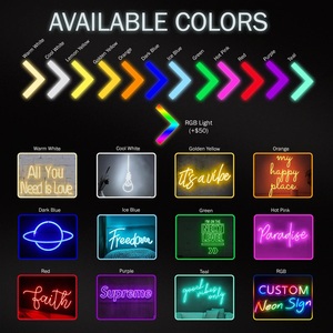 Enseigne néon LED personnalisée avec logo et nom, livraison directe, pour chambre, fête d'anniversaire, maison, thème neige - Product Image 2