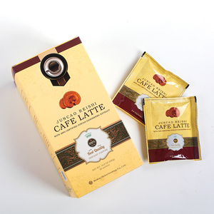 ¡Venta al por mayor <span class=keywords><strong>Ganoderma</strong></span> Lucidum café negro instantáneo <span class=keywords><strong>con</strong></span> sabores ricos caja embalaje sabor amargo-muestra gratis disponible! - Product Image 2