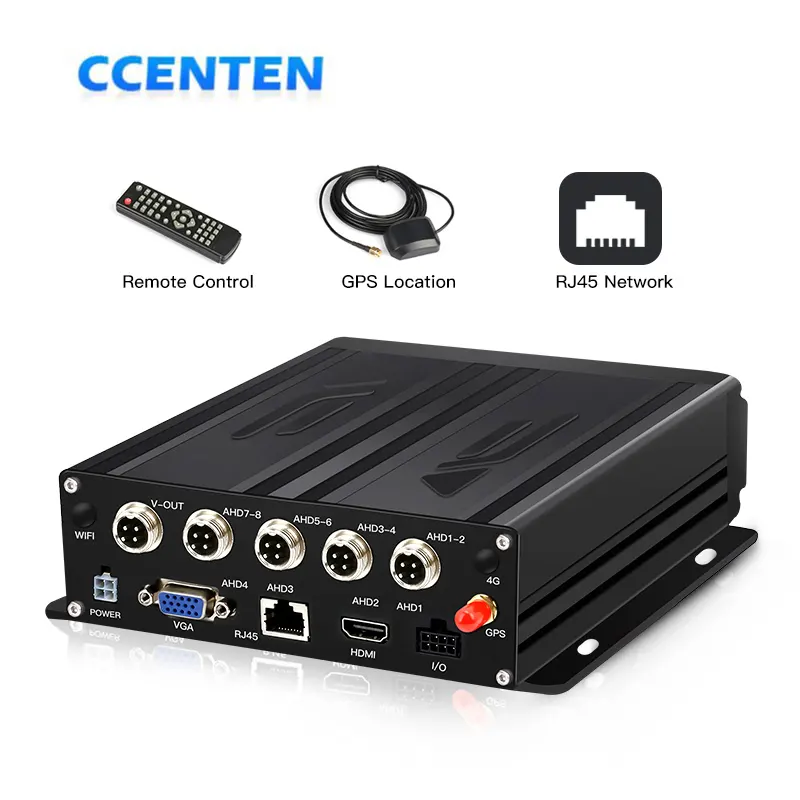 4CH 720P 1080P Mobile DVR Support GPS Optional MDVR with Car Bus Truck Vehicles Cameras Recording Car Black Box