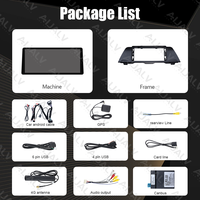 Aijia Promotion pour BMW Série 5 2009-2015 – Cadre en plastique noir mat 12,3 pouces pour autoradio multimédia Android avec Canbus et Mendery