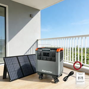 Centrale électrique portable 4000W 4KWH, générateur solaire BIGINVERTER pour le camping, les camping-cars et la vie hors réseau avec panneau solaire pliable - Product Image 5