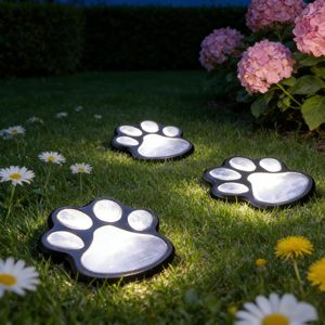 Nouvelle lampe solaire <span class=keywords><strong>LED</strong></span> IP65 en forme de petite patte de chat, luminaire décoratif créatif pour jardin, cour et pelouse, étanche - Product Image 1
