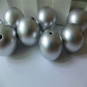 Venta al por mayor de fábrica, abalorios redondos Lucite calientes, cuentas sueltas mate focal esmeriladas, varios colores DIY para accesorios de fabricación de joyas - Product Image 2