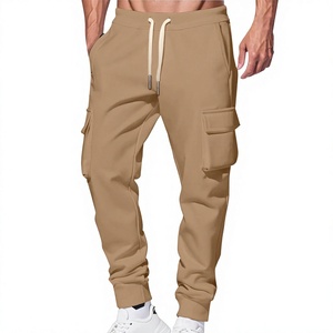 Pantalones Cargo Multibolsillos para Hombre, a la Moda, Corte Ajustado, Cómodos, Transpirables, para Invierno, Tejido Grueso de 320 GSM, Estilo Casual - Product Image 6