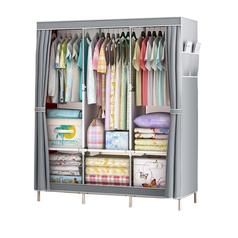 High Capacity Dust Proof Clothes Cabinet, Wardrobe Closet, Student Dormitory, Cloth Storage