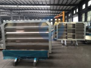 Accessoires pour remorque de camion 68 pouces de haut x 80 pouces de large, barre anti-choc pour semi-remorque avec 2 supports de chaîne et plateau complet - Product Image 4