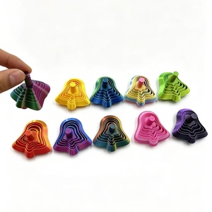 3D Printed Stress Relief Toy - Carrot Tower Spinning Creative <b>Mini</b> Spiral Toy - Product Image 2