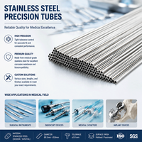 Tige tubulaire personnalisée en acier inoxydable 304, usinée CNC de précision 5 axes, usinage par électroérosion à fil, pièces médicales, dentaires, aérospatiales, OEM ODM