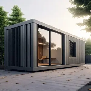 Containrr House Henan Huanse Building Recharge Shop Container Potable Wood12 par 12 Wooden Shop House Mobile Shop Cup Shape - Product Image 2