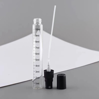 Flacon pulvérisateur de parfum en verre vide, mini-échantillon, 2ml, 3ml, 5ml, 10ml, avec tube pulvérisateur en verre