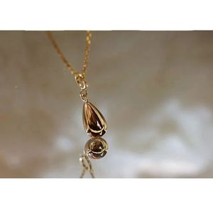 Xinfly 18k <b>Solid</b> <b>Gold</b> Necklace <b>Pendant</b> Teen Elegant Everyday Jewelry Minimalist - Product Image 5