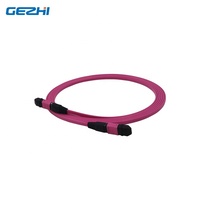 Magenta-cable de fibra óptica MPO de 12 núcleos, conector hembra a hembra, multimodo OM4, para maletero Elite de 1M, 2M, 5M, 10M, 20M, 50M