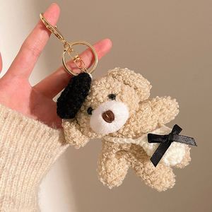 <b>Cute</b> Plush <b>Bear</b> Pendant Adorable Car Bag Hanger Charm Soft Plush Keychain for Women Girls - Product Image 6