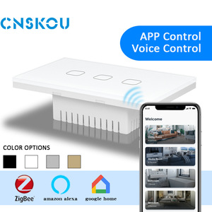 CNSKOU <b>Touch</b> <b>Switch</b> ZIGBEE Smart Zero Fire App Control Remote Voice Mobile Phone 118 US Australia Standard - Product Image 3