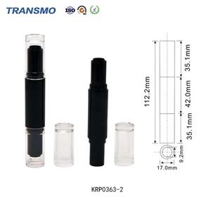 Tube à rouge à lèvres double face, contenant vide pour baume à lèvres, tubes à rouge à lèvres vides, contenants à rouge à lèvres à imprimé léopard - Product Image 2