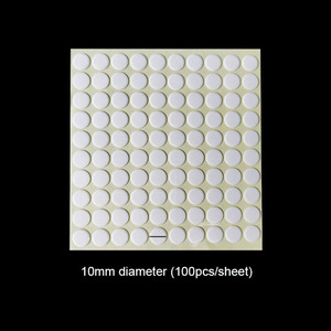 Băng Dính Hai Mặt Trong Suốt Có Đường Kính 0.39 Inch/10Mm, Miếng Dán Acrylic Tròn, Tấm Dán Keo - Product Image 2