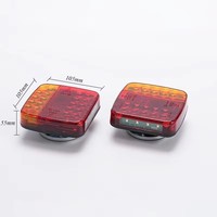 Feux de remorque LED portables et étanches, module de feux de remorque magnétiques avec feux de remorque magnétiques sans fil pour remorques