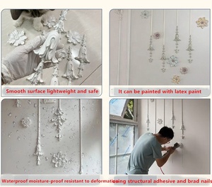 Molduras Decorativas <span class=keywords><strong>de</strong></span> PU Impermeables, Accesorios <span class=keywords><strong>de</strong></span> Revestimiento <span class=keywords><strong>de</strong></span> PU - Product Image 3