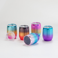 Tazas de Café Reutilizables con Forma de Huevo, Lindas y Coloridas, de Acero Inoxidable y Plástico, a Prueba de Fugas, Ecológicas, en Oferta