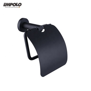 Recién llegado, toallero <span class=keywords><strong>de</strong></span> papel <span class=keywords><strong>de</strong></span> <span class=keywords><strong>pie</strong></span> <span class=keywords><strong>de</strong></span> Metal negro para inodoro, estante <span class=keywords><strong>de</strong></span> papel montado en la pared - Product Image 6