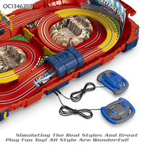 Circuit de course RC 1:64 B/O avec simulation de <span class=keywords><strong>bataille</strong></span>, jouets pour tout-petits - Product Image 3