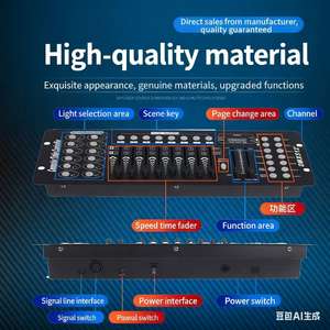 CONTROLADOR DE ILUMINACIÓN DE ETAPA DMX192 para DISCO - Product Image 5