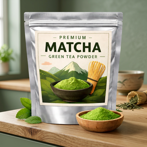 Matcha Instantáneo en Polvo, Soluble en Agua Fría, Té Verde Orgánico de Alta Pureza, Servicio OEM para Bebidas de Marca Privada - Product Image 1