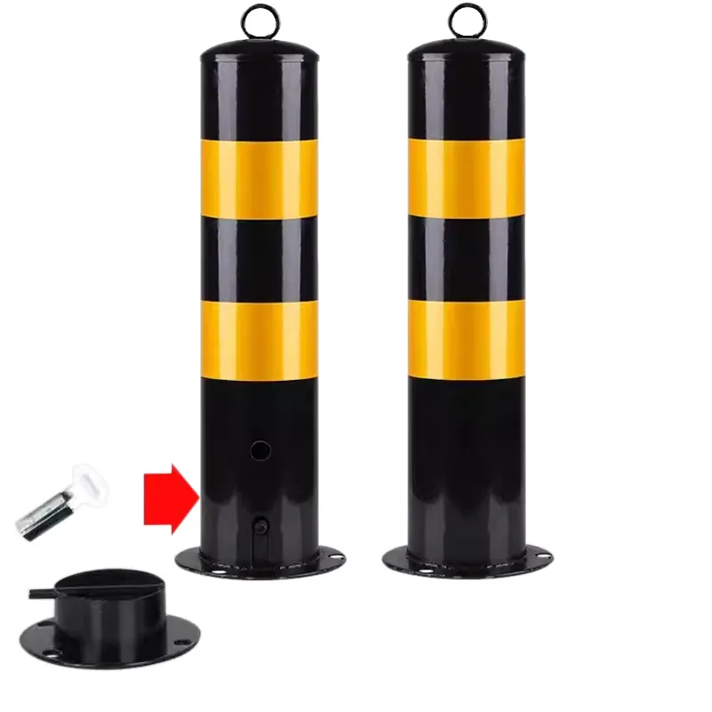 Điều khiển từ xa có thể thu vào thông minh Sụp Đổ rào cản thông minh bãi đậu xe bollards bãi đậu xe điện bollard bãi đậu xe bollard