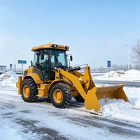 Mesin Backhoe Loader Kompak 4x4 Diesel untuk Proyek Parit dan Jalan Kota Skala Kecil