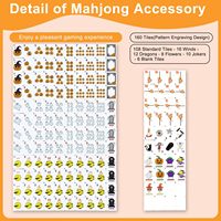 Mahjong américain de luxe moderne sur le thème d'Halloween, motif citrouille mignon, en acrylique premium, portable, pour poker, divertissement familial et de fête
