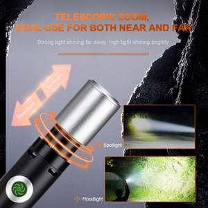 WOSEN Arc Cigarette Lighter Imanes Zoomable Linterna Usb Recargable Linterna Blanca Led Antorcha Luz Linterna Táctica - Product Image 4