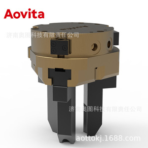 Aovita ตัวจับยึดแบบนิวเมติกสามนิ้วหัวฉีดแบบขนาน - Product Image 5