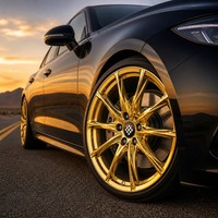 ANRUN An'run Jantes forgées polies à rayons multiples PCD /114.3/120 18-22 pouces Monobloc compatibles Audi