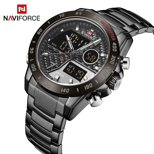 NAVIFORCE 9171 Japan Movement Quartz Wrist Watch Reloj Montre Homme Men Fashion Top Brand Auto Date Luxury Wrist Watches for Men