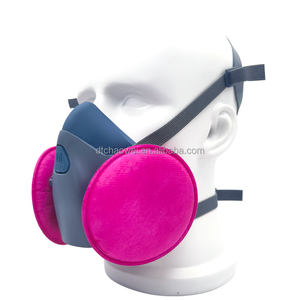 Gratis pengiriman M103 penutup wajah silikon setengah debu masker <span class=keywords><strong>Gas</strong></span> Filter <span class=keywords><strong>Respirator</strong></span> untuk lukisan dan las - Product Image 2