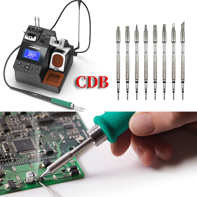 New JBC Original CD-2BQF 230V 130W 90~450 Includes T245 General Purpose Handle Precision Soldering Station Electronics Repair