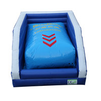 Parc d'attractions intérieur gonflable rebondissant saut airbag blob airbag atterrissage trapèze airbag pour parc de trampoline