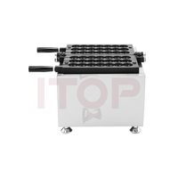 Gaufrier professionnel 110V-220V/50Hz-60Hz, meilleur moule antiadhésif à brochettes, gaufrier 1400W