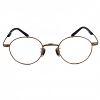 Nouvelles montures de lunettes unisexes en titane rétro, tendance, artistiques, légères, pour verres correcteurs, bloquant la lumière bleue