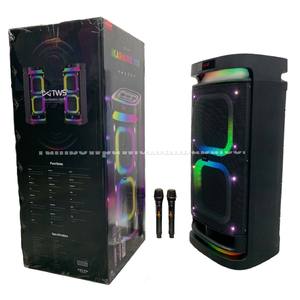 <span class=keywords><strong>Altavoz</strong></span> Portátil Karaoke Kts-1991 con Luz RGB, Subwoofer Doble de 10 Pulgadas, <span class=keywords><strong>Altavoz</strong></span> para Fiestas con <span class=keywords><strong>USB</strong></span>, TF, MP3, Micrófonos Inalámbricos - Product Image 6