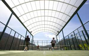 Cubierta Eléctrica Automática para Canchas de Pádel, Techo Tipo Carpa, Césped, Canchas Clásicas Panorámicas, Techo Cubierto para Pádel - Product Image 4