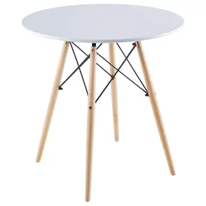 Verwerking Maatwerk Eettafel Eenvoudige Kleine Ronde Tafel Casual Kleine Eindtafel Voor Woonkamer Balkon