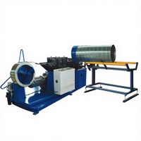 Machine automatique SADE à commande PLC 4,37 kW pour la fabrication de filtres à huile métalliques, machine à rouler les tubes en spirale haute performance, 380V