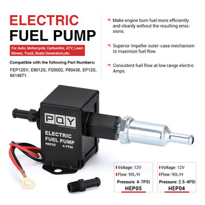 Bomba de Combustible Eléctrica Poy HEP05 4-7Psi para Motocicleta ATV 12V Tipo en Línea - Product Image 5