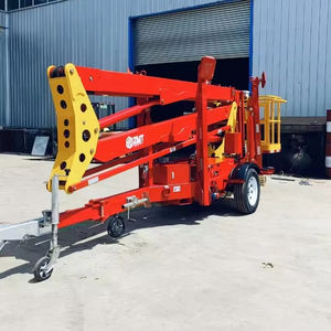 P-026 18 מ' גרירה מאחורי נגרר רכוב בום הרמה טלסקופי איש עכביש הרמה לבנייה ותחזוקה - Product Image 4