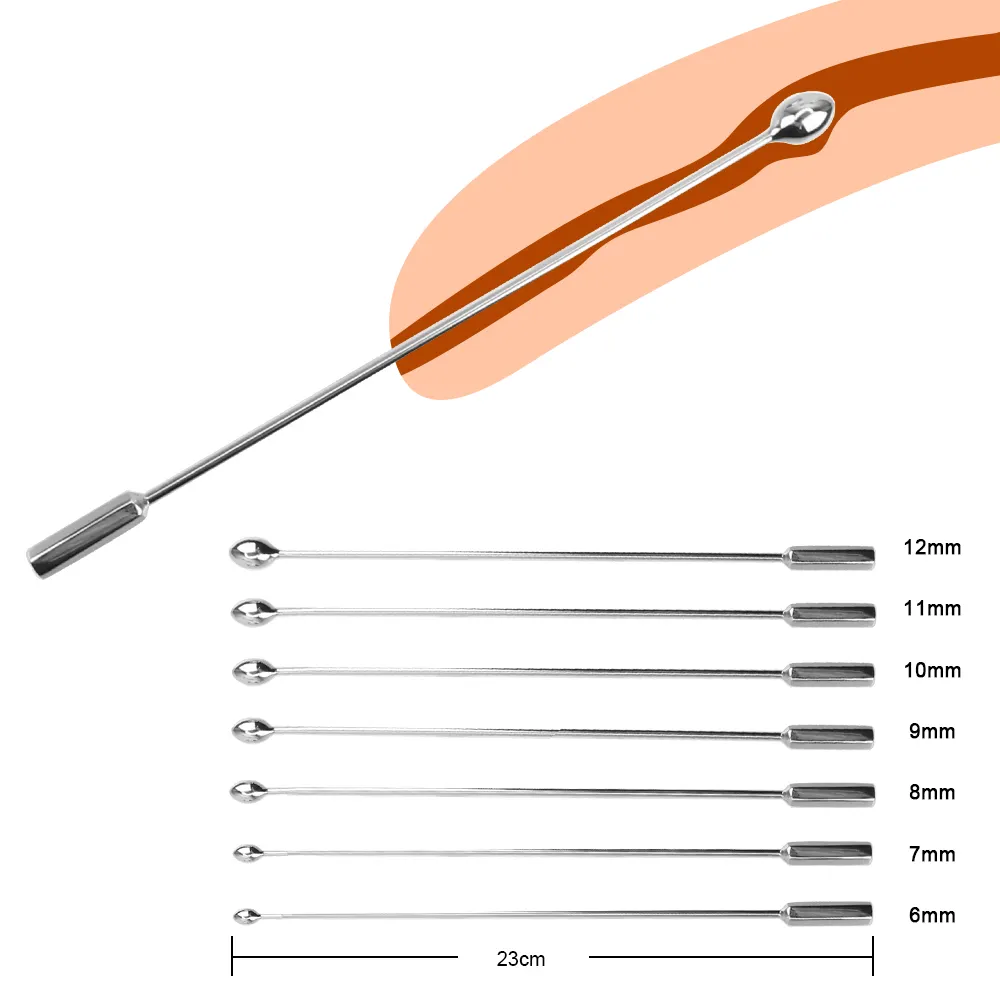 Male Urethral Dilator Metal Urethral Catheter Penis Plug Sounding Horse Eye Stimulation Adult Products Sex Toys for Men