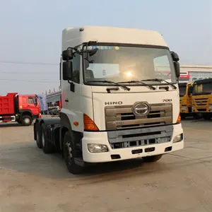 Sử dụng HINO máy kéo xe tải Trung Quốc Giá thấp nhất tình trạng tốt sử dụng HINO máy kéo xe tải 700 cho Trailer bán