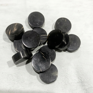 Boutons en corne de buffle, boutons en corne blanche, boutons en corne de buffle marron, boutons de vêtement en corne de buffle, artisanat naturel - Product Image 1